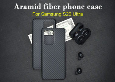Samsung fibra matte preta e cinzenta Samsung de S20 de Aramid encaixota