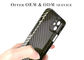 Ultra claro à prova de choque - caixa do telefone da fibra de Aramid do carbono da cor verde para o iPhone 12